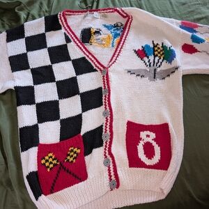 Colorful Patterned Women's Cardigan